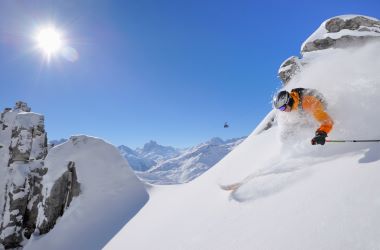 Skifahren am Arlberg